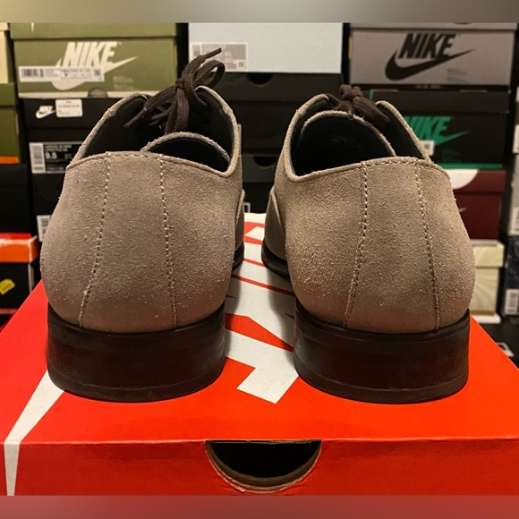 Calvin Klein gray suede dress shoes - Picture 4 of 5